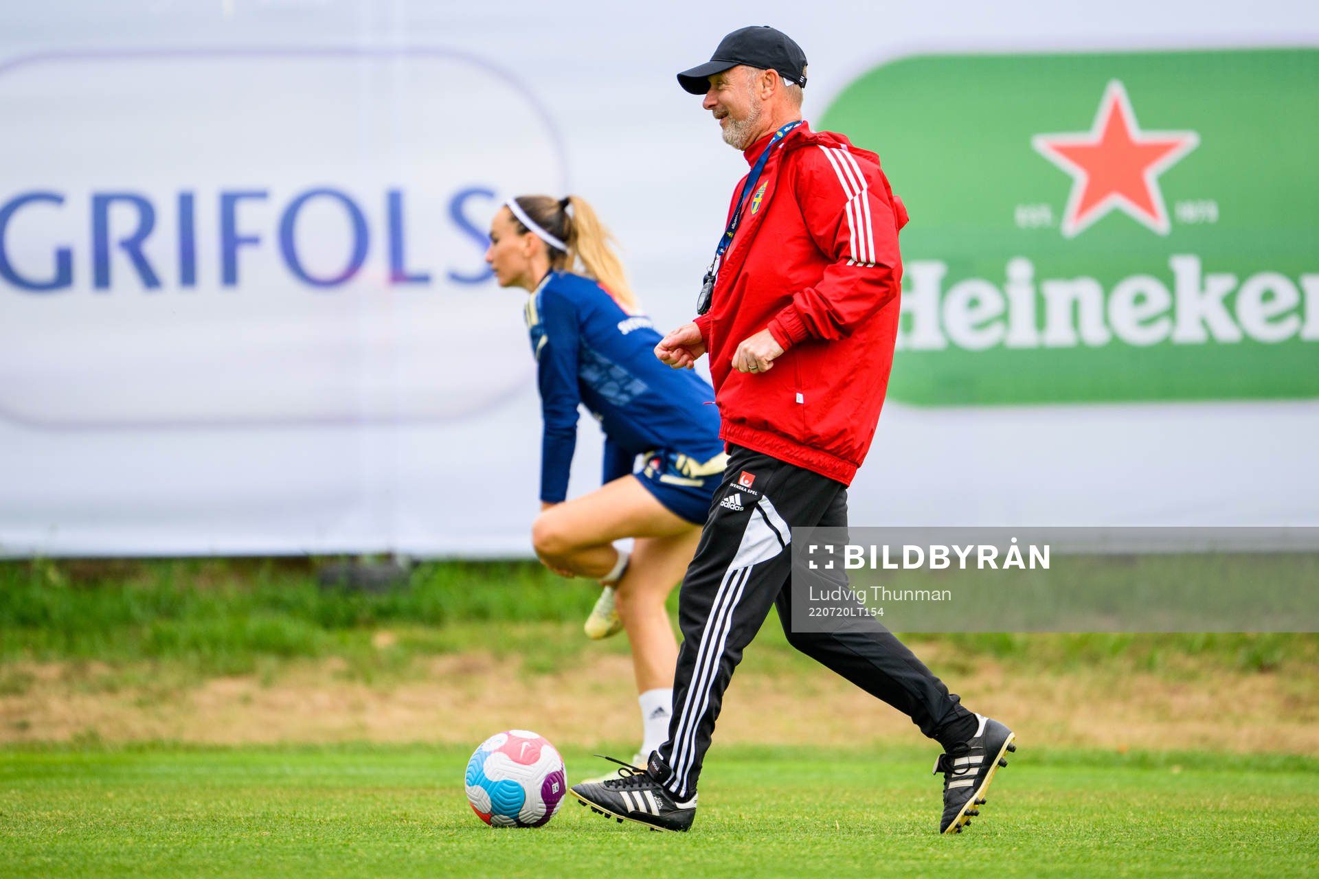 Peter Gerhardsson, head coach of the Swedish women's