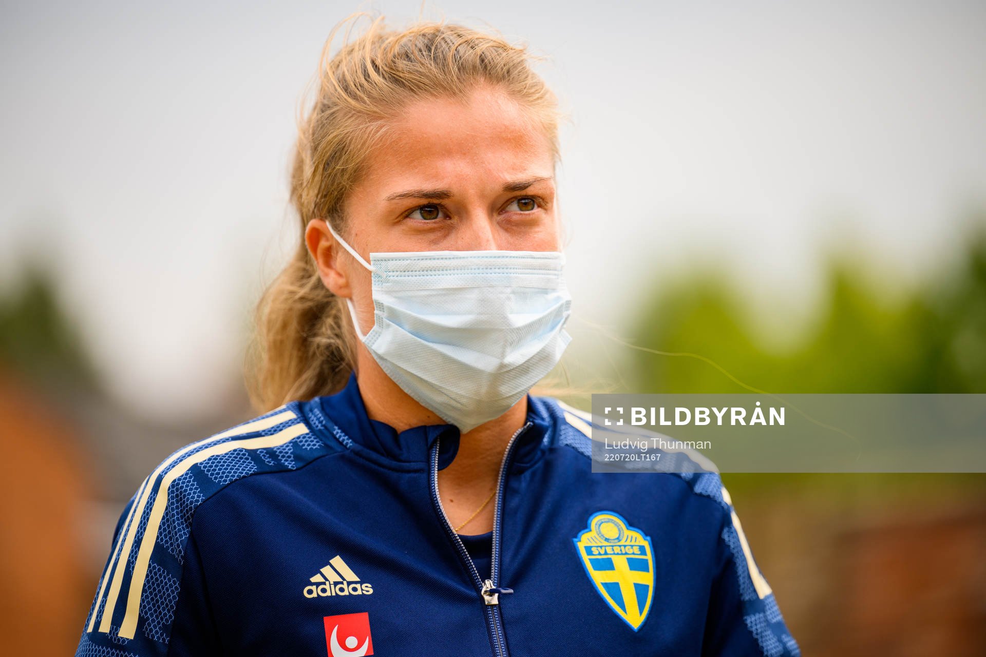 Filippa Angeldahl of the Swedish women's national football