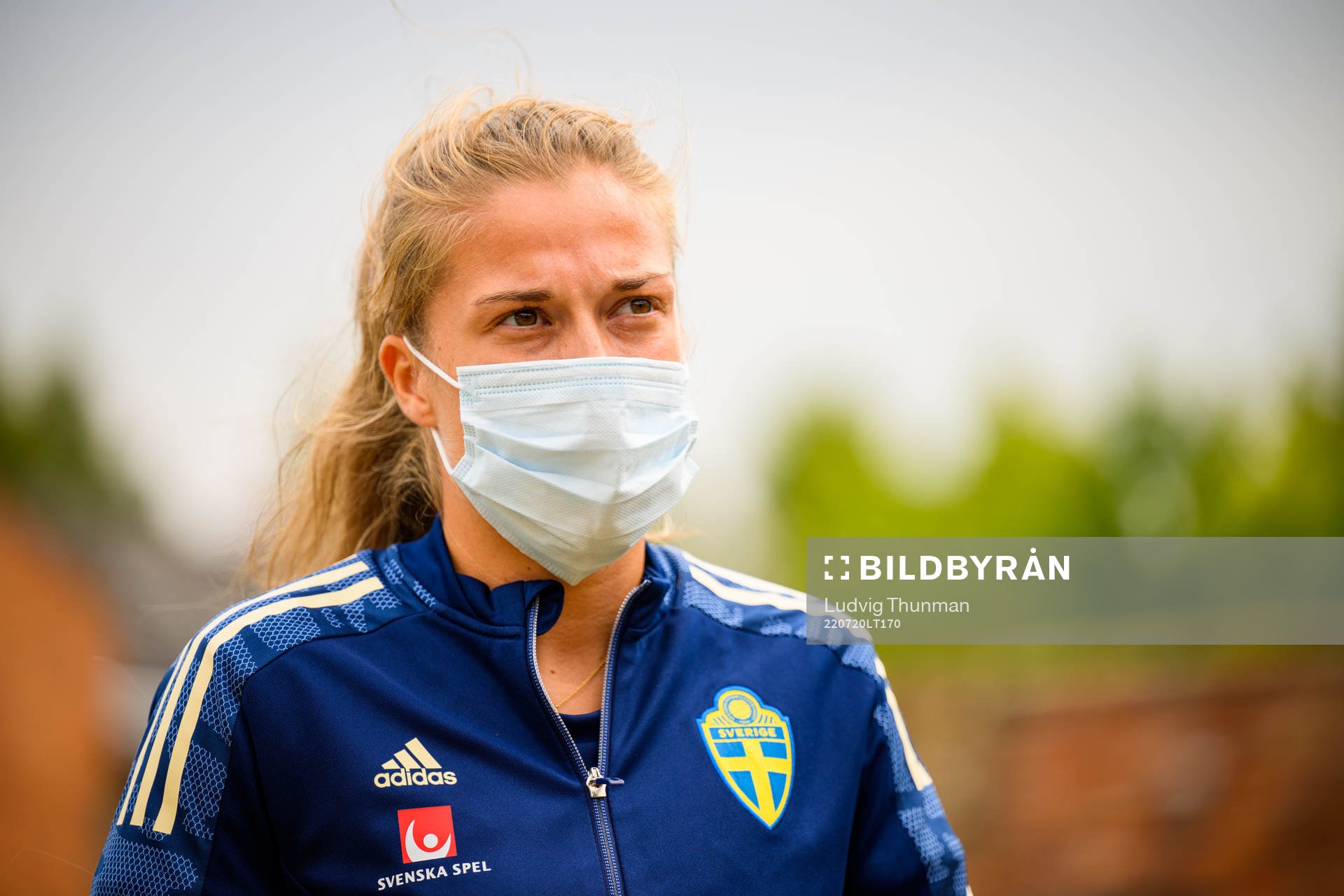 Filippa Angeldahl of the Swedish women's national football