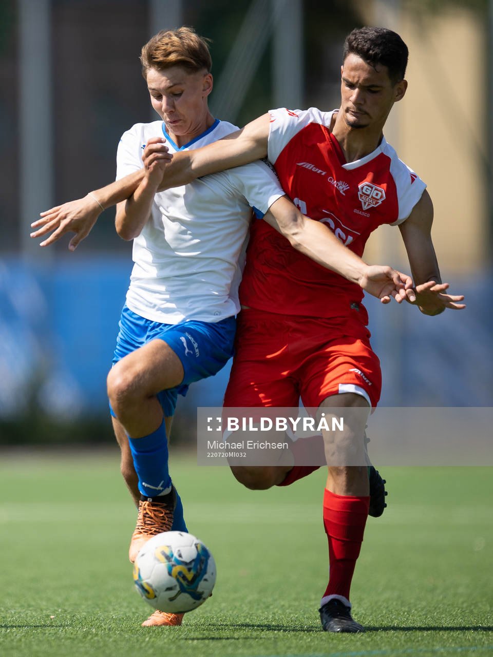 under fotbollsmatchen i Gothia Cup mellan Värnamo och Audax