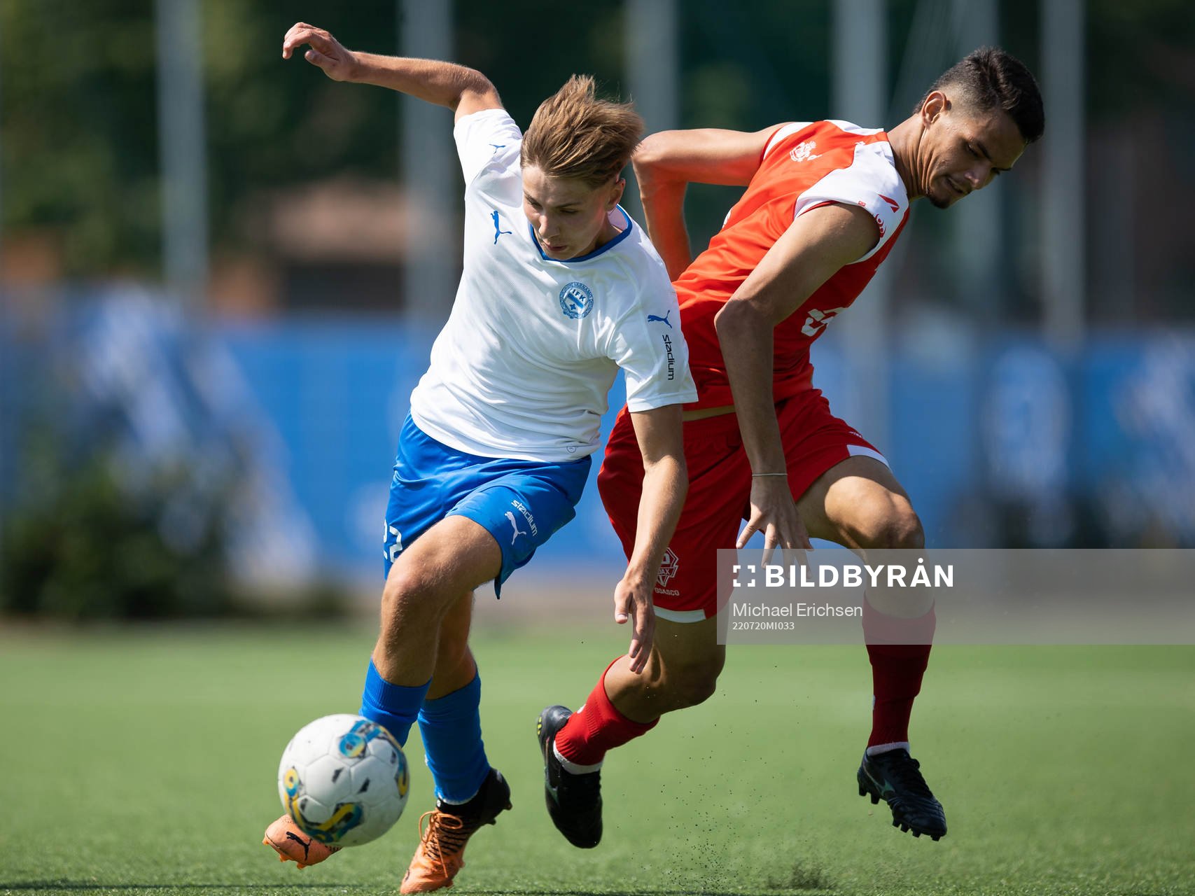 under fotbollsmatchen i Gothia Cup mellan Värnamo och Audax
