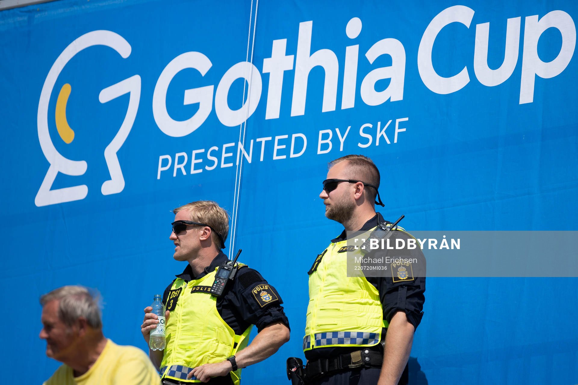 under fotbollsmatchen i Gothia Cup mellan Värnamo och Audax