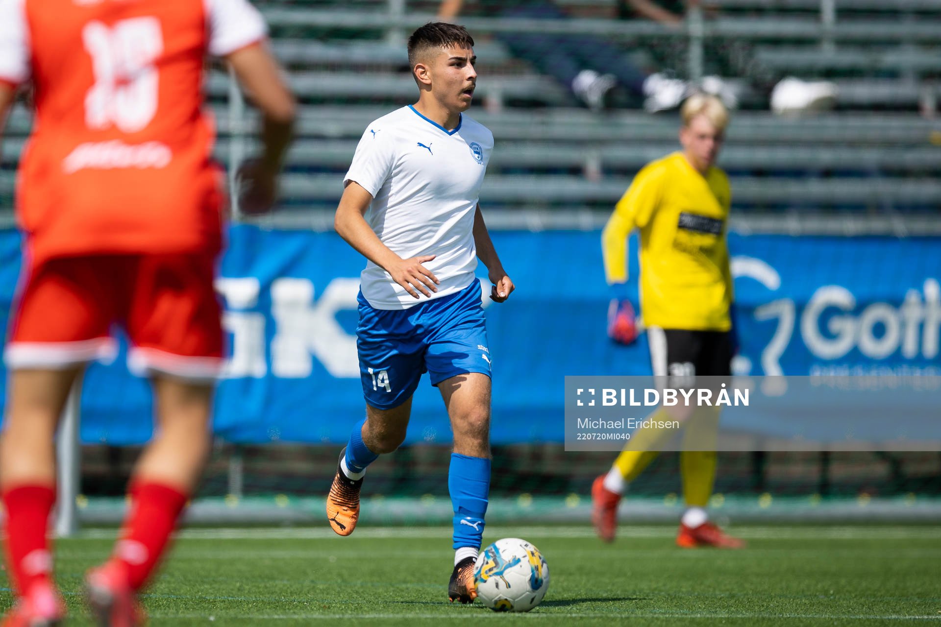 under fotbollsmatchen i Gothia Cup mellan Värnamo och Audax
