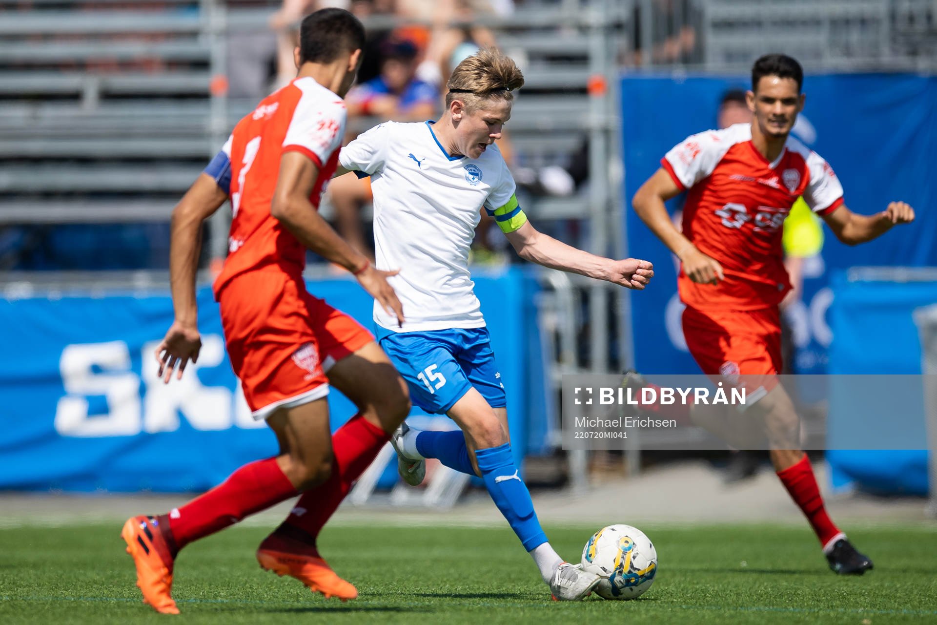 under fotbollsmatchen i Gothia Cup mellan Värnamo och Audax