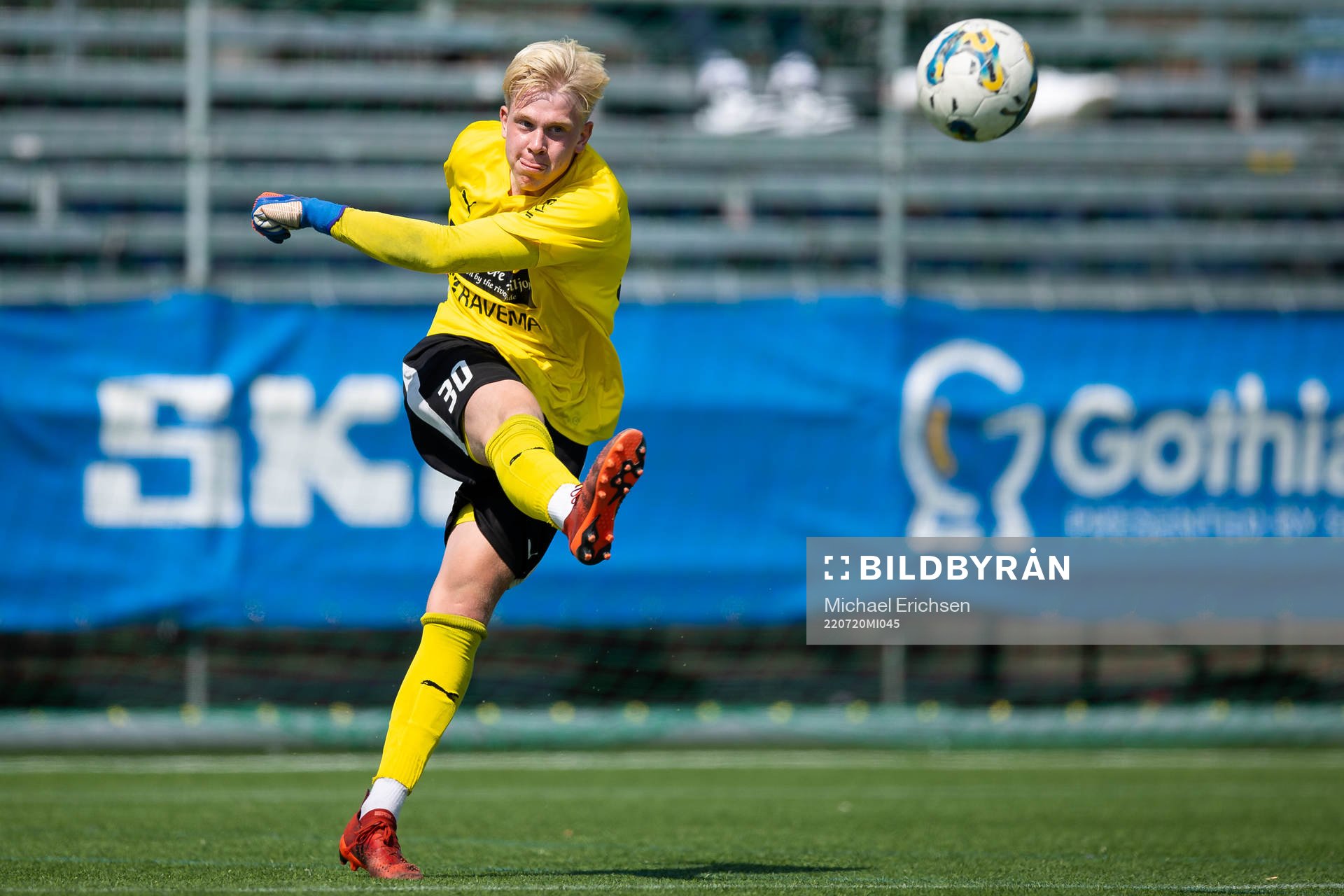 under fotbollsmatchen i Gothia Cup mellan Värnamo och Audax