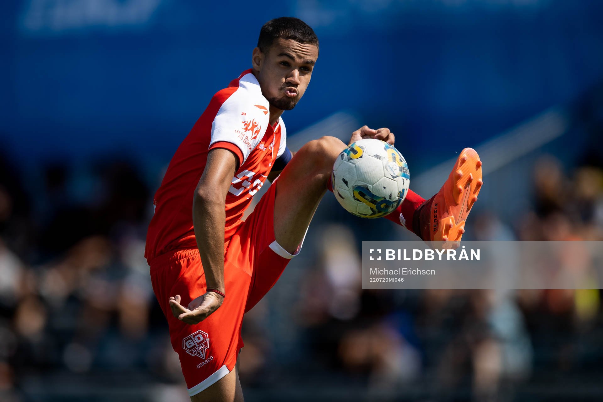 under fotbollsmatchen i Gothia Cup mellan Värnamo och Audax