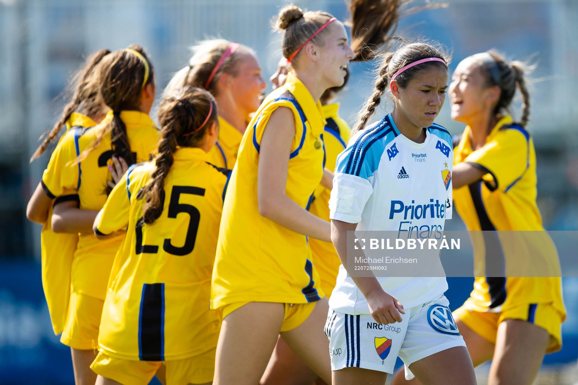 Norcals spelare jublar