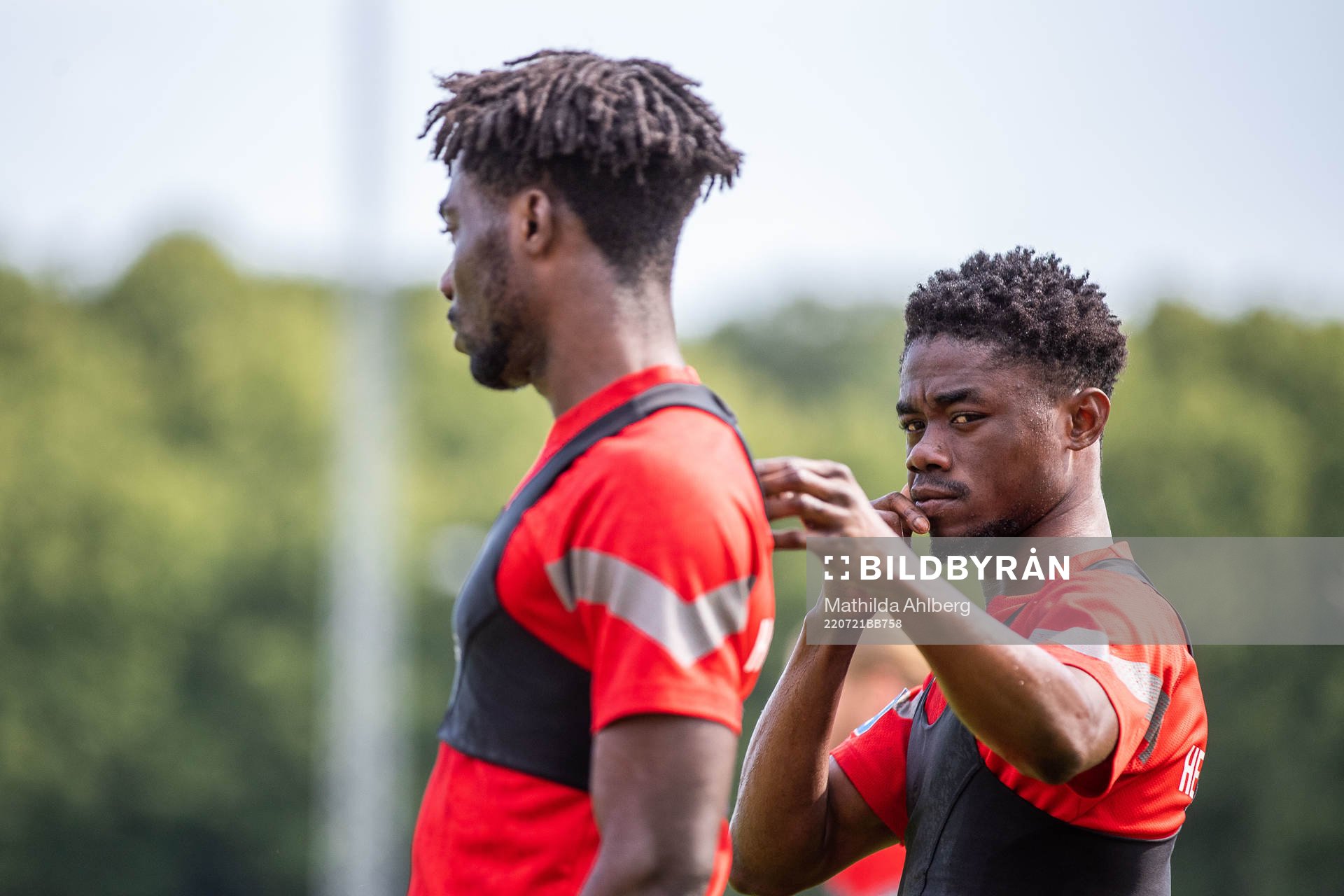 Benjamin Acquah och Joseph Amoako