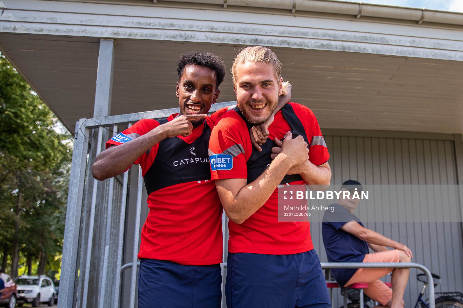 Taha Ali och Charlie Weberg