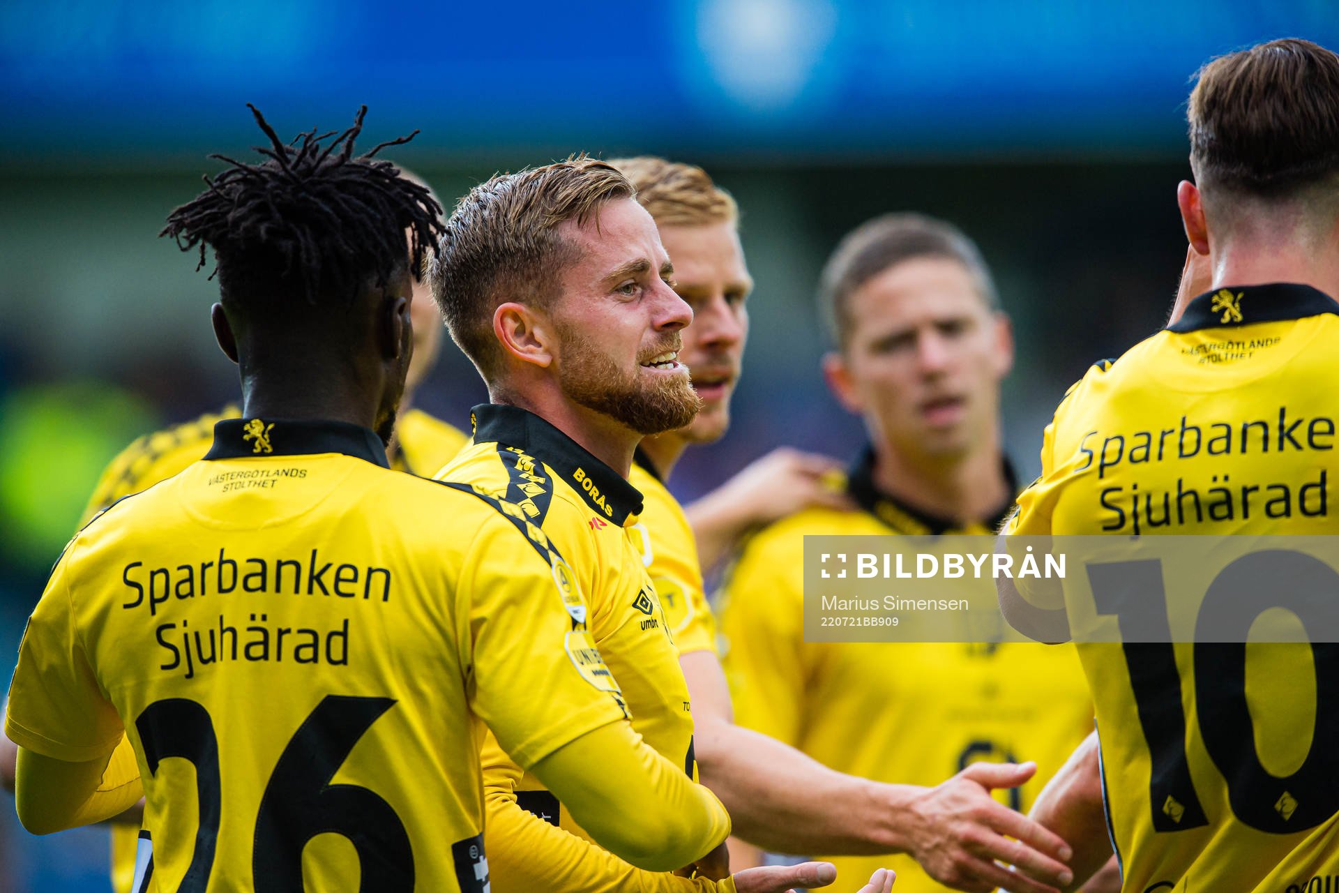 Rasmus Alm of Elfsborg celebrates