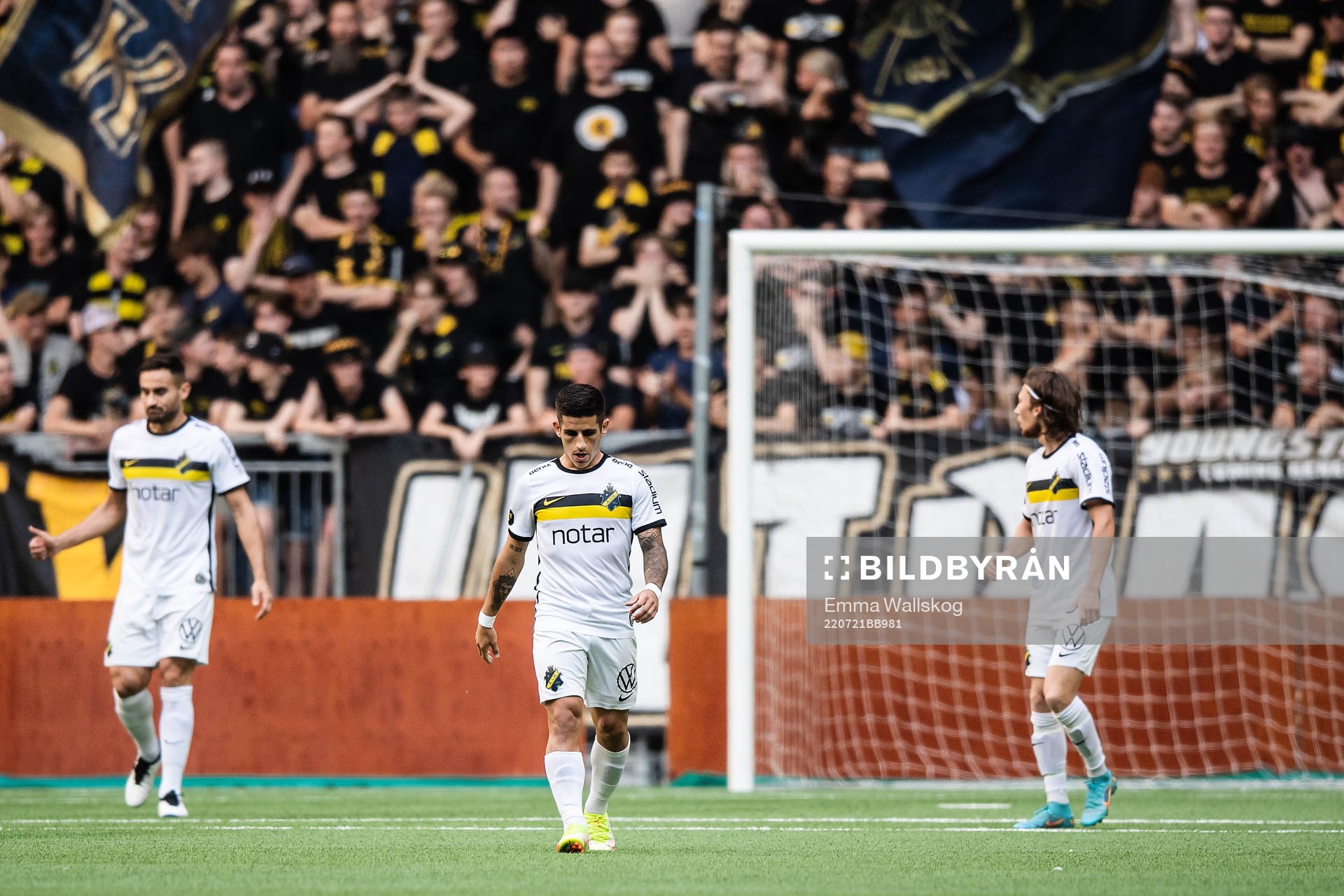 Nicolas Stefanelli of AIK looks dejected