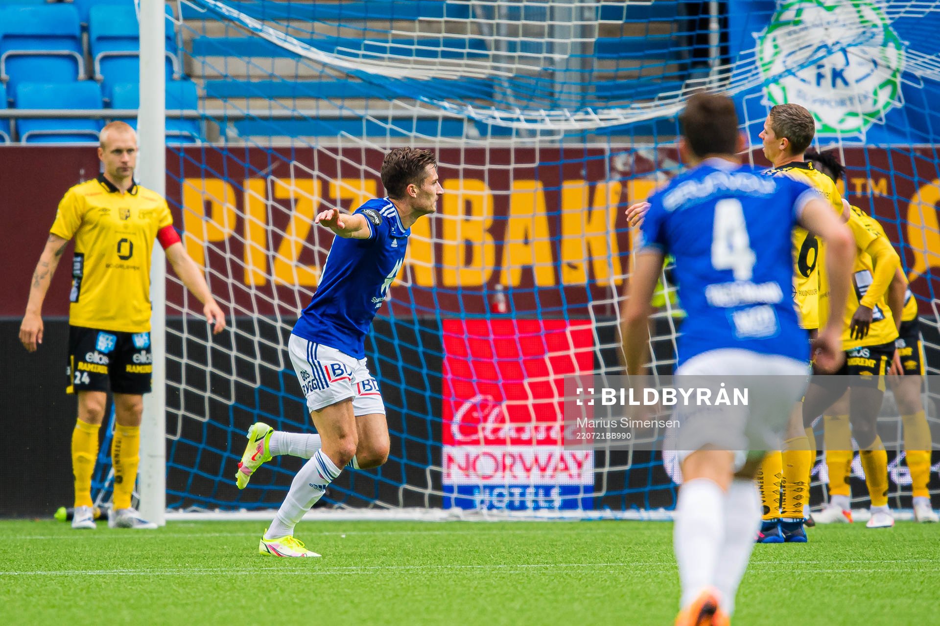 Kristoffer Haugen of Molde celebrates