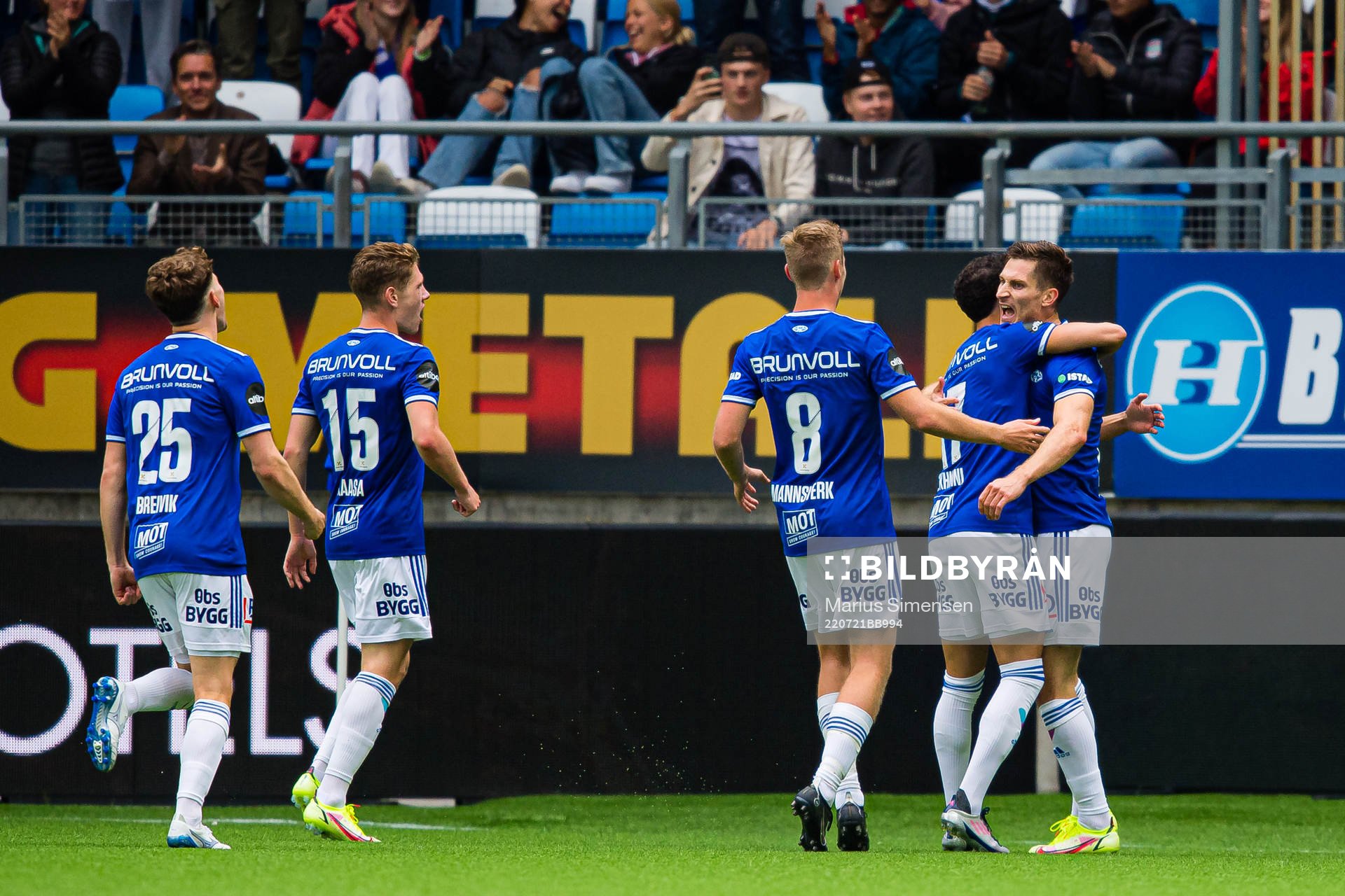 Kristoffer Haugen of Molde celebrates