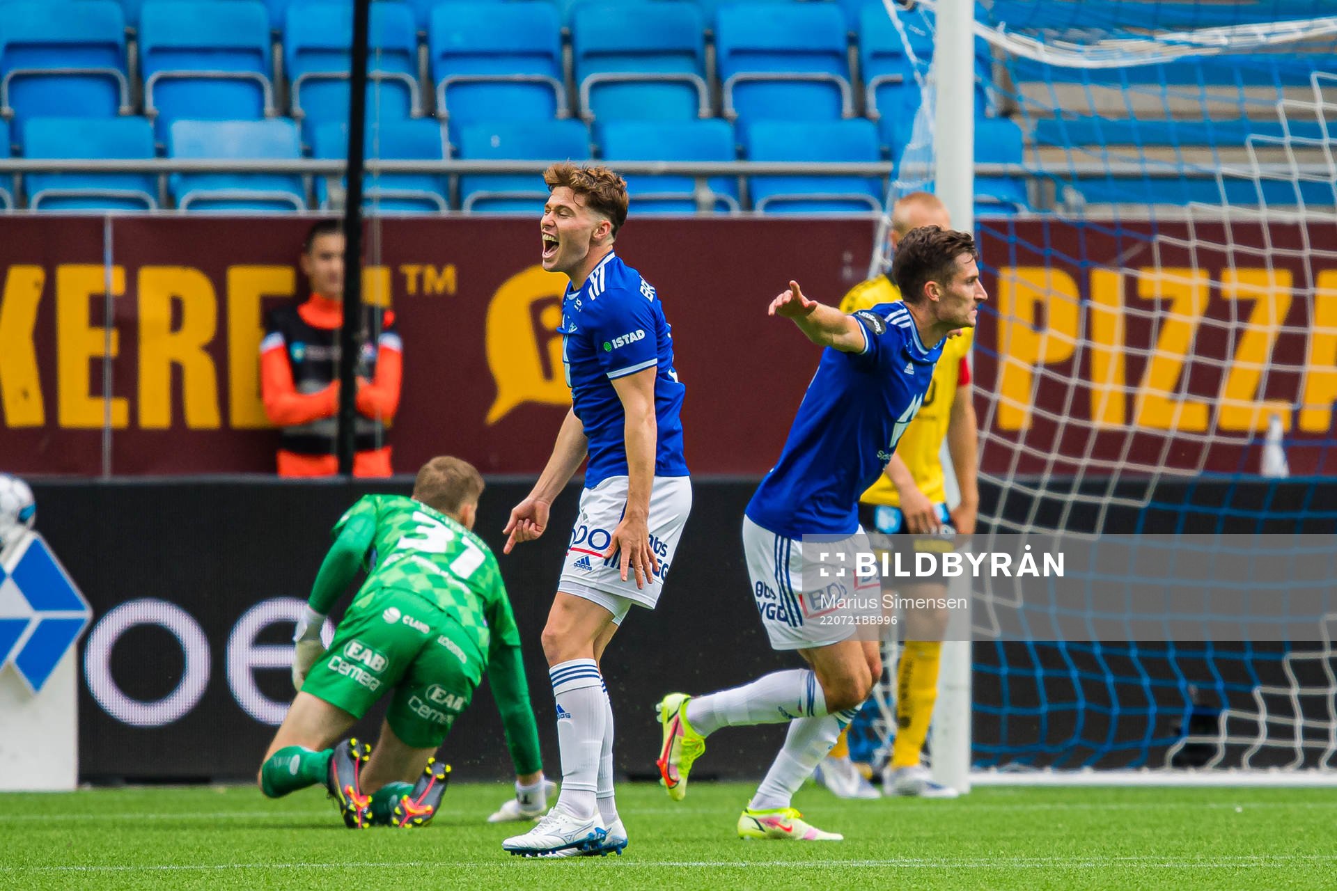 Kristoffer Haugen of Molde celebrates