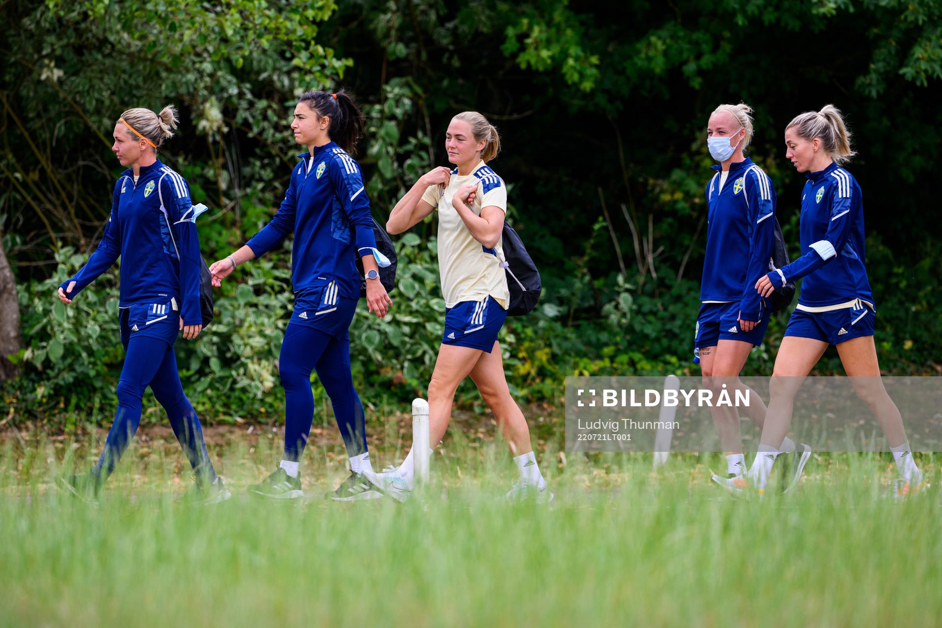 Goalkeeper Jennifer Falk, goalkeeper Zecira Musovic,