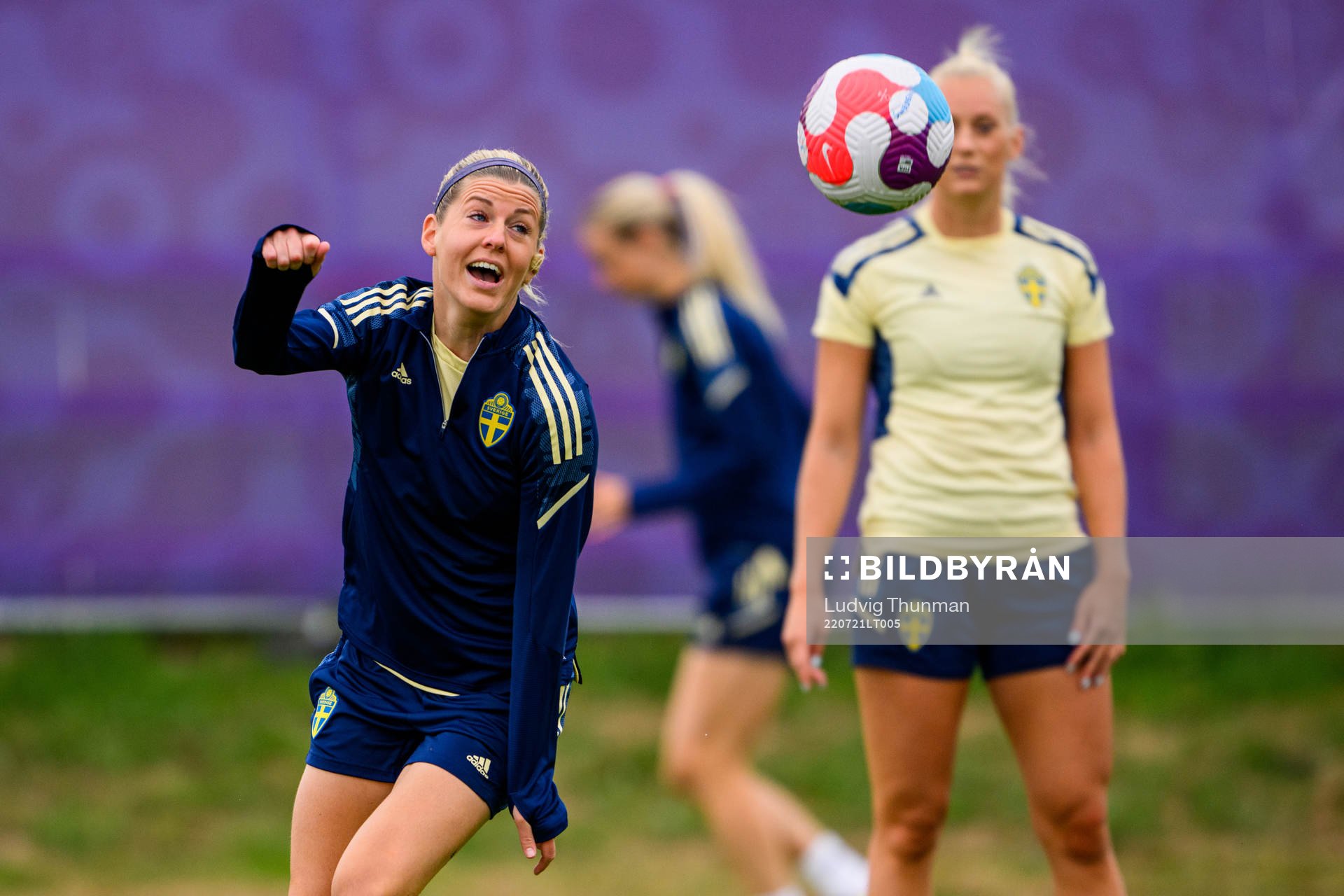Olivia Schough of the Swedish women's national football