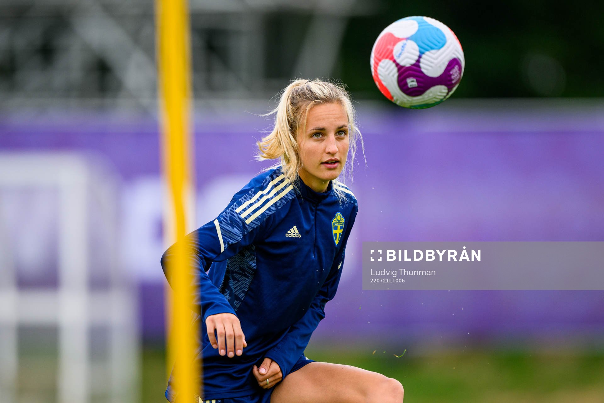 Nathalie Björn of the Swedish women's national football