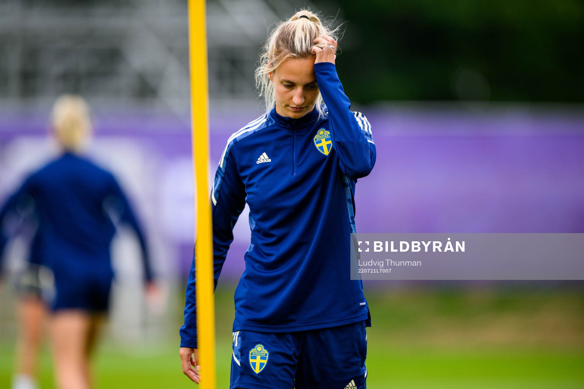 Nathalie Björn of the Swedish women's national football