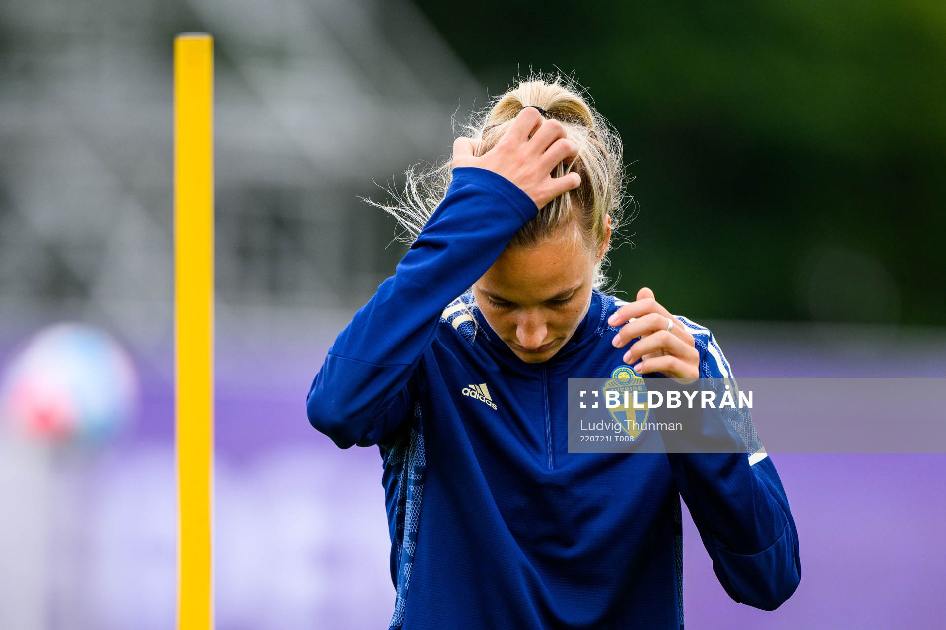 Nathalie Björn of the Swedish women's national football