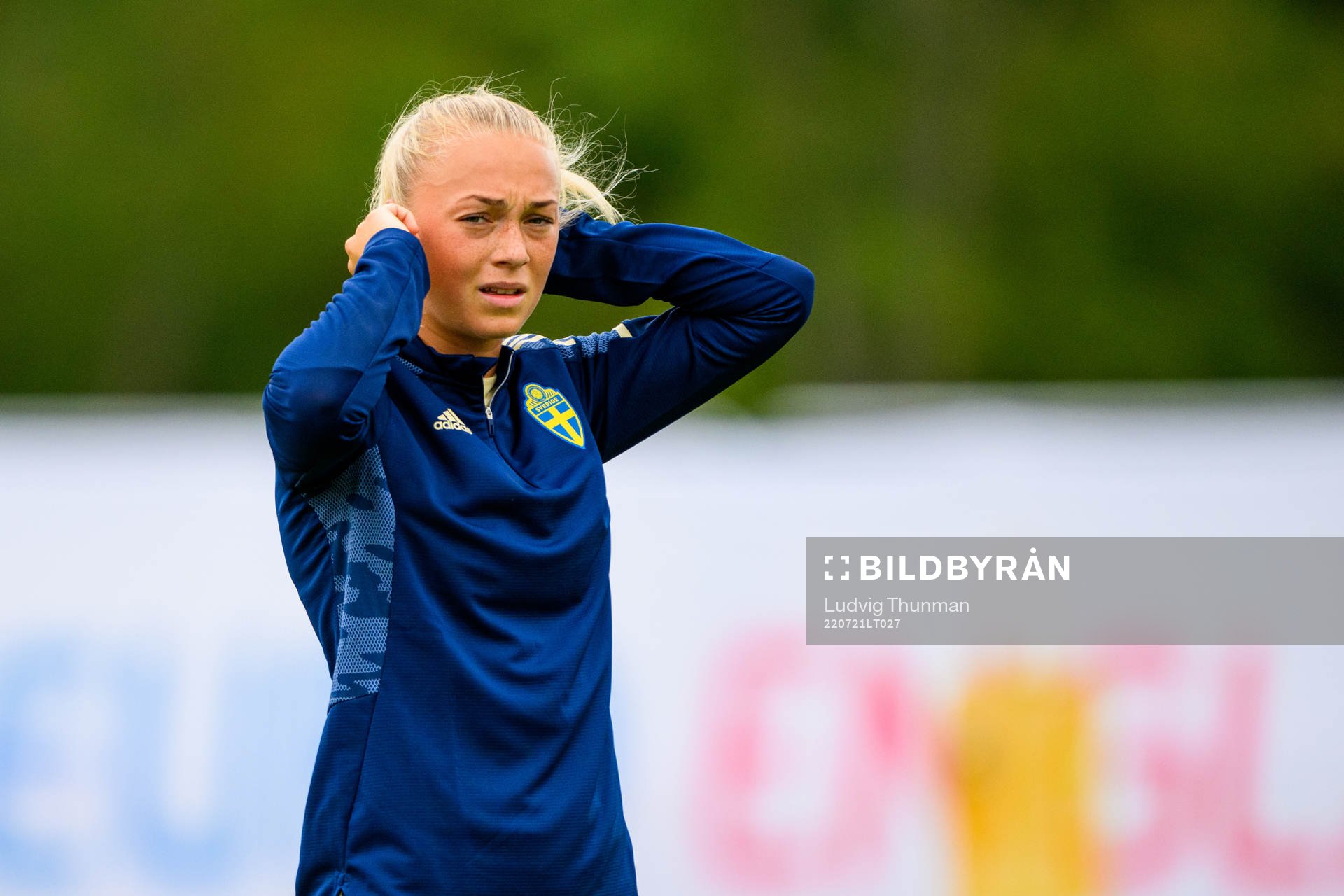 Hanna Bennison of the Swedish women's national football