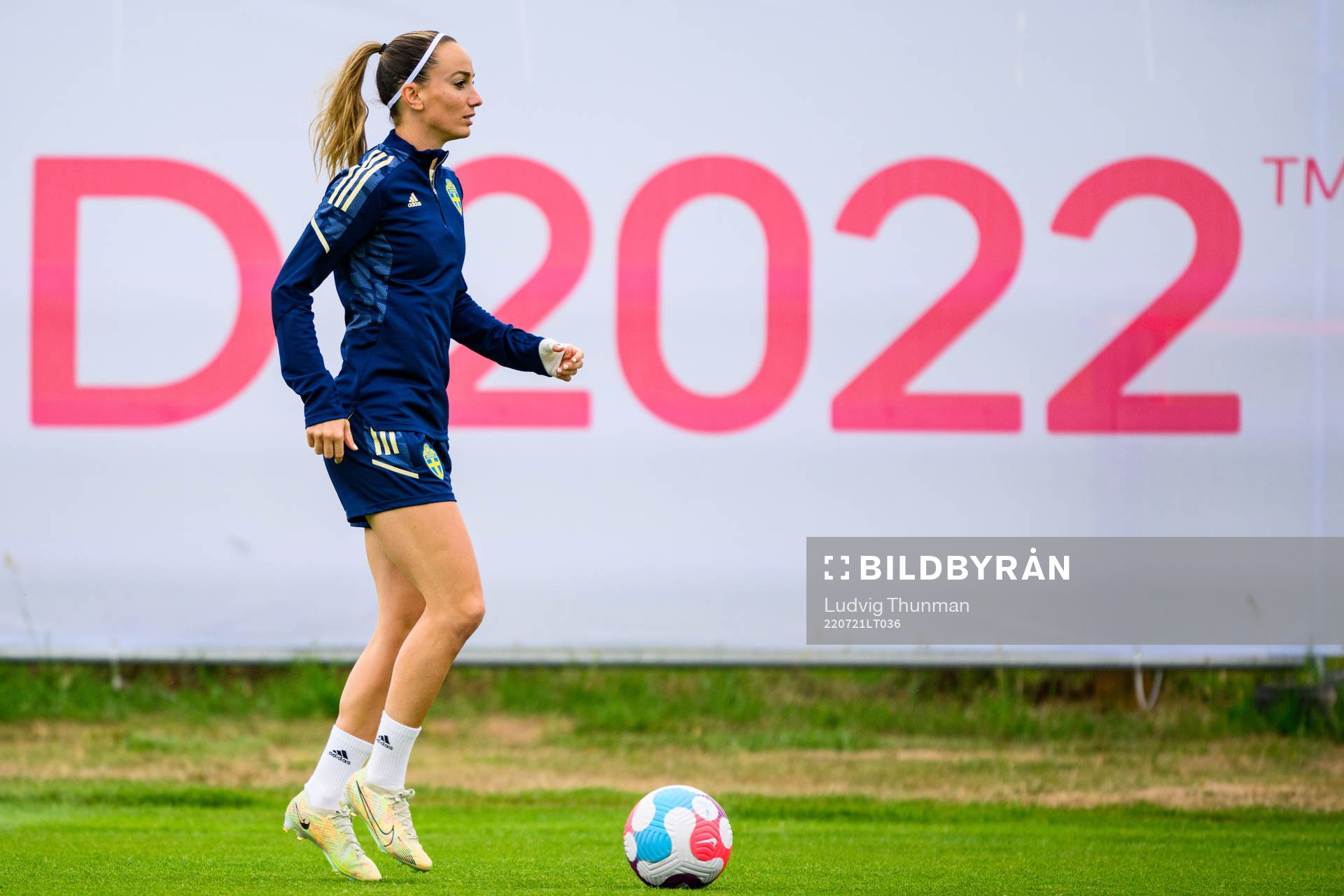 Kosovare Asllani of the Swedish women's national football