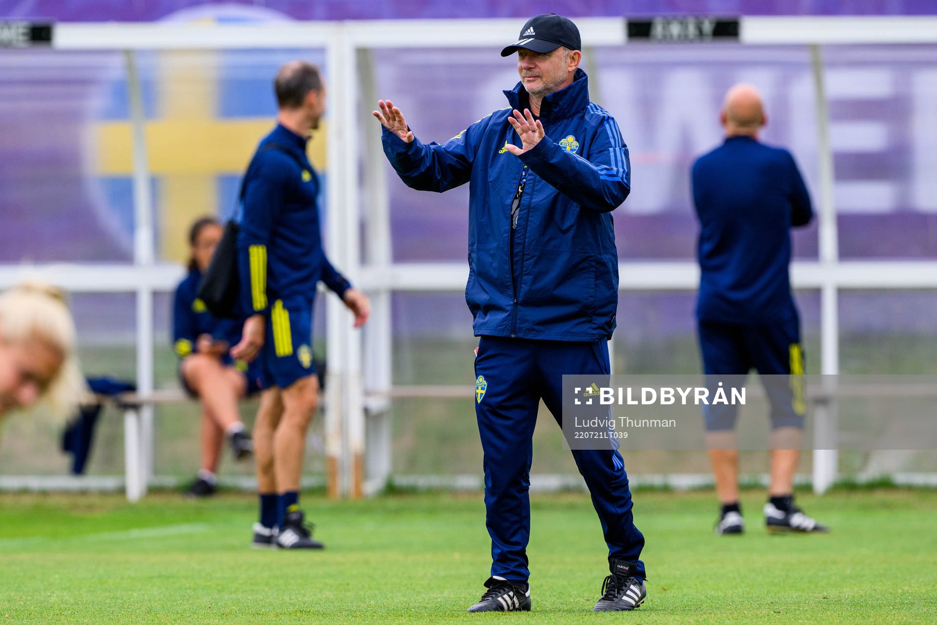 Peter Gerhardsson, head coach of the Swedish women's