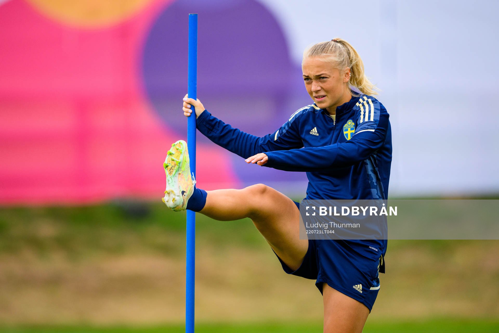Hanna Bennison of the Swedish women's national football