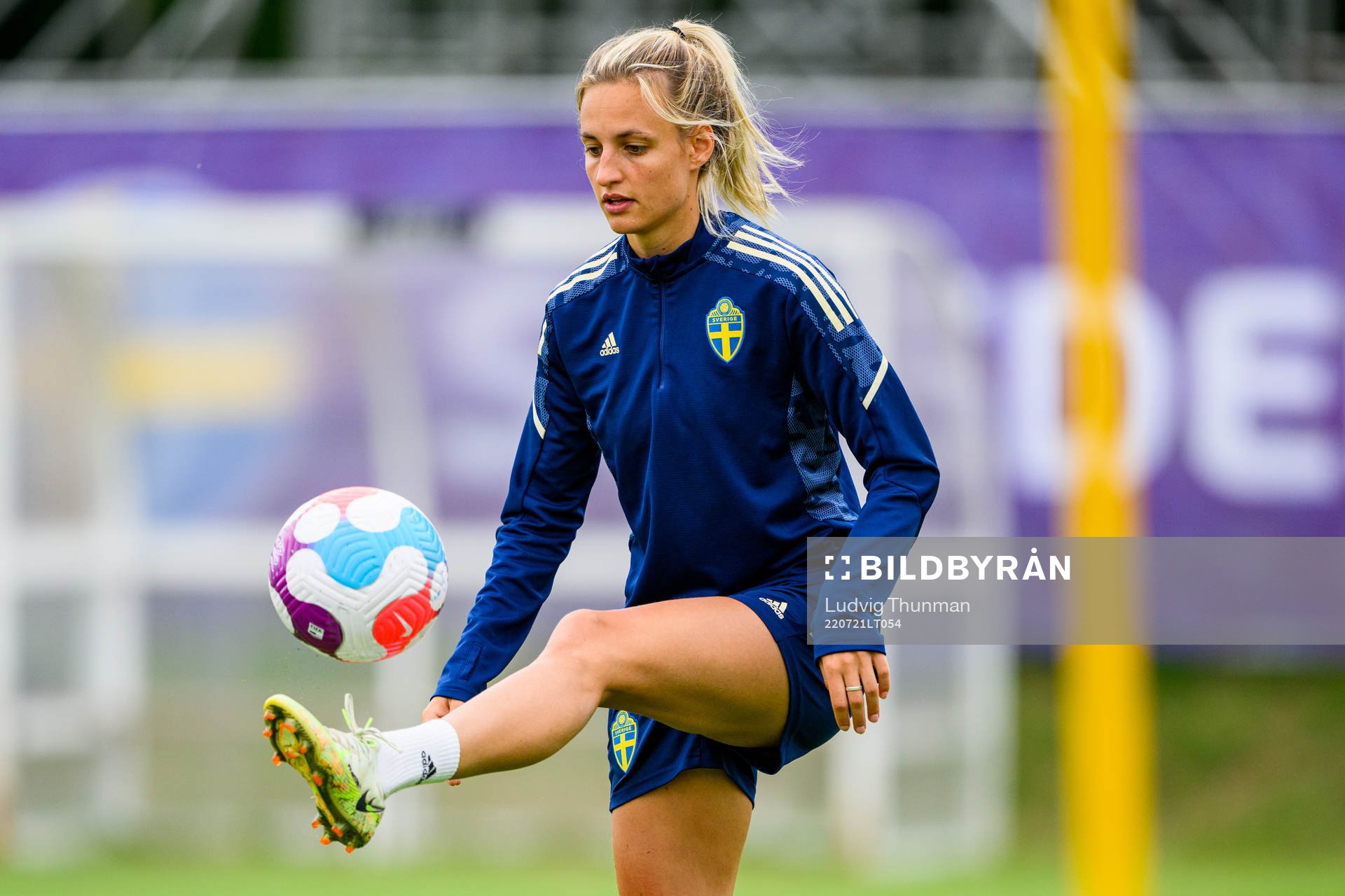 Nathalie Björn of the Swedish women's national football