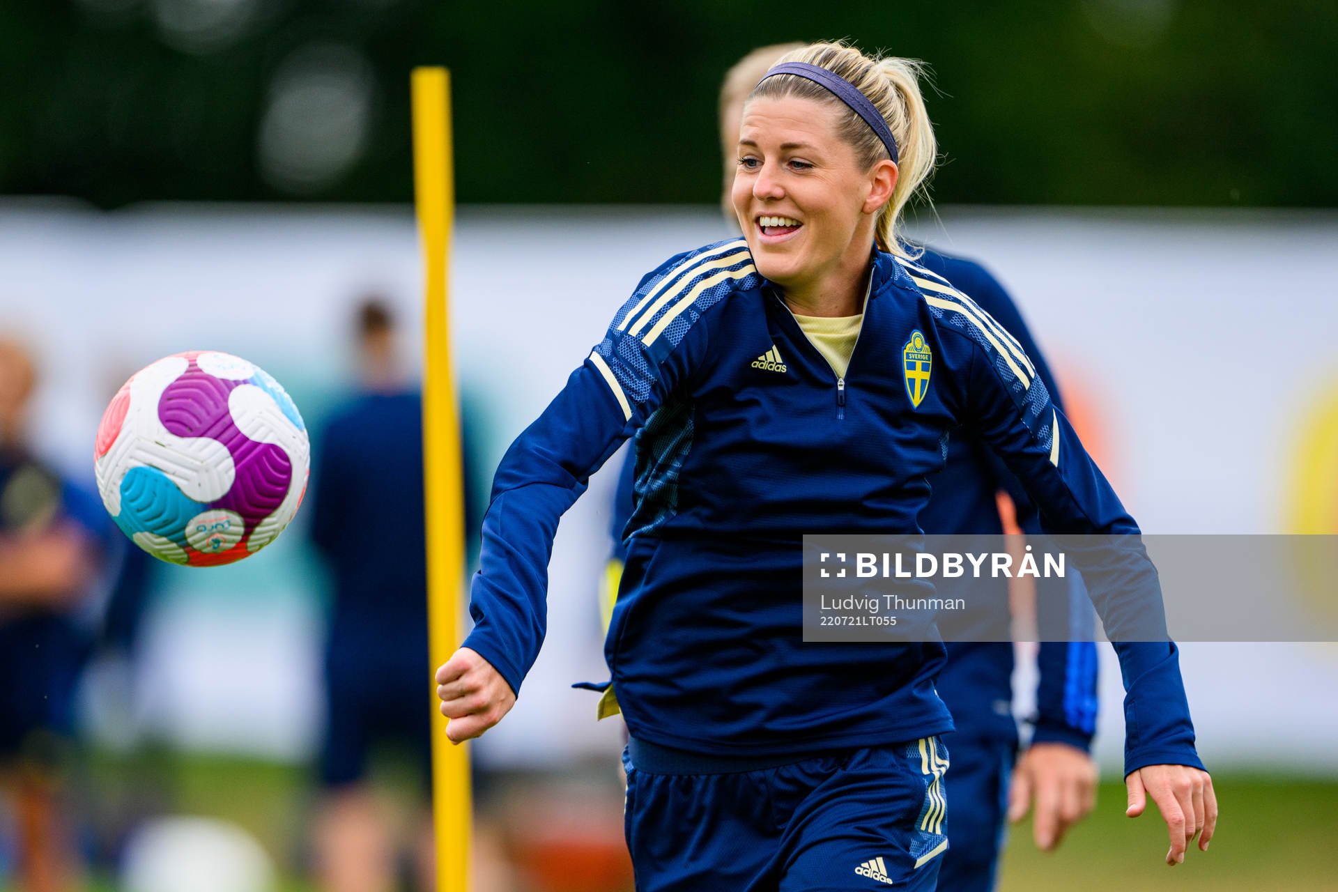 Olivia Schough of the Swedish women's national football
