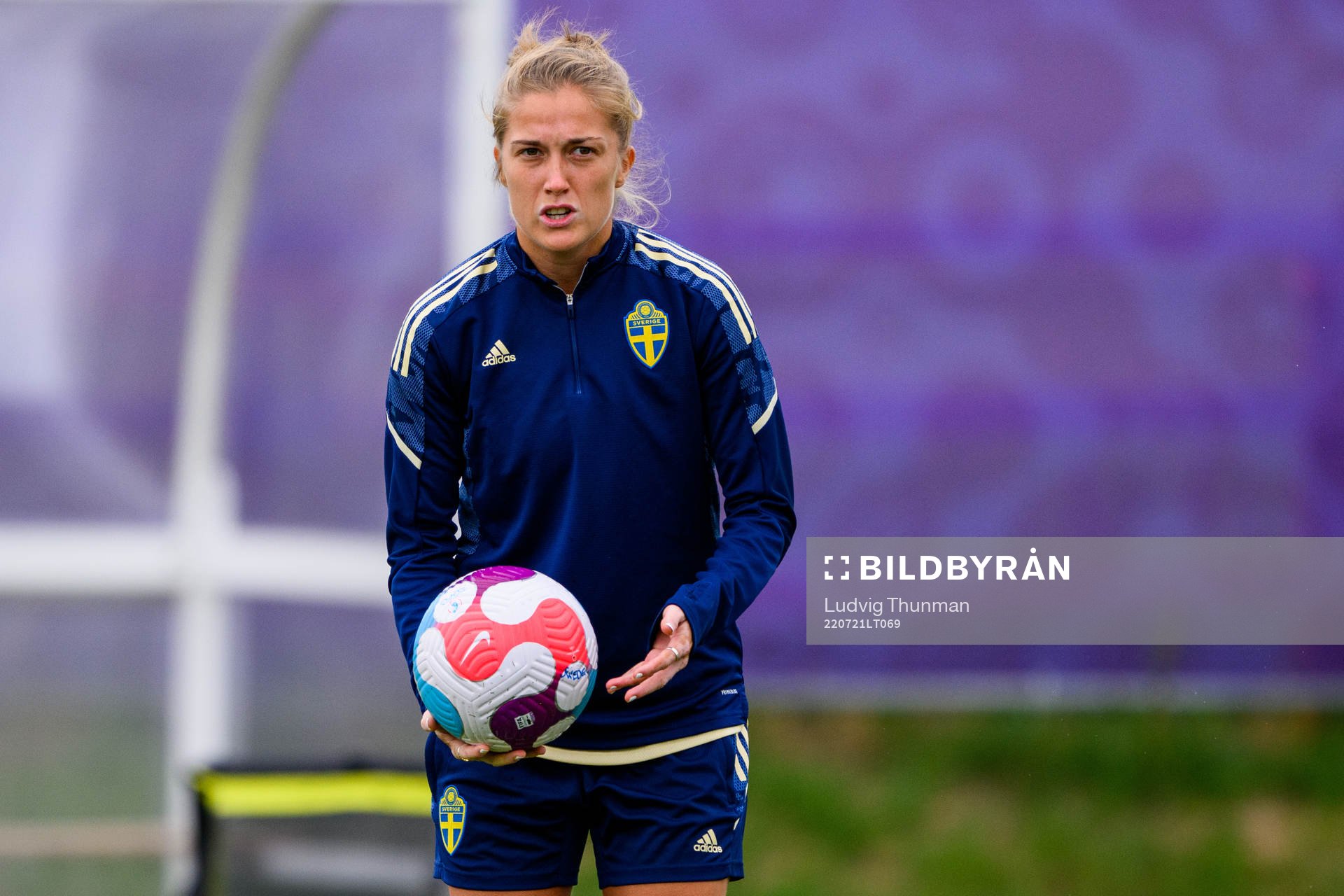 Filippa Angeldahl of the Swedish women's national football