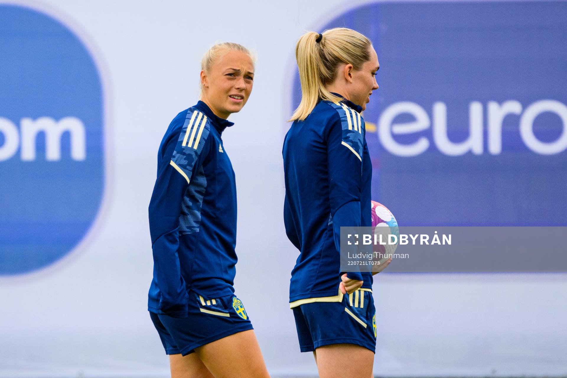 Hanna Bennison and Elin Rubensson of the Swedish women's