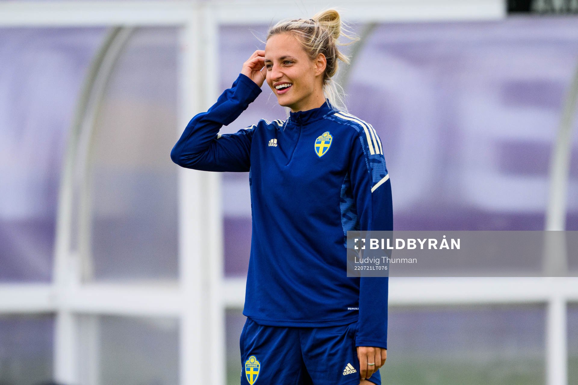Nathalie Björn of the Swedish women's national football