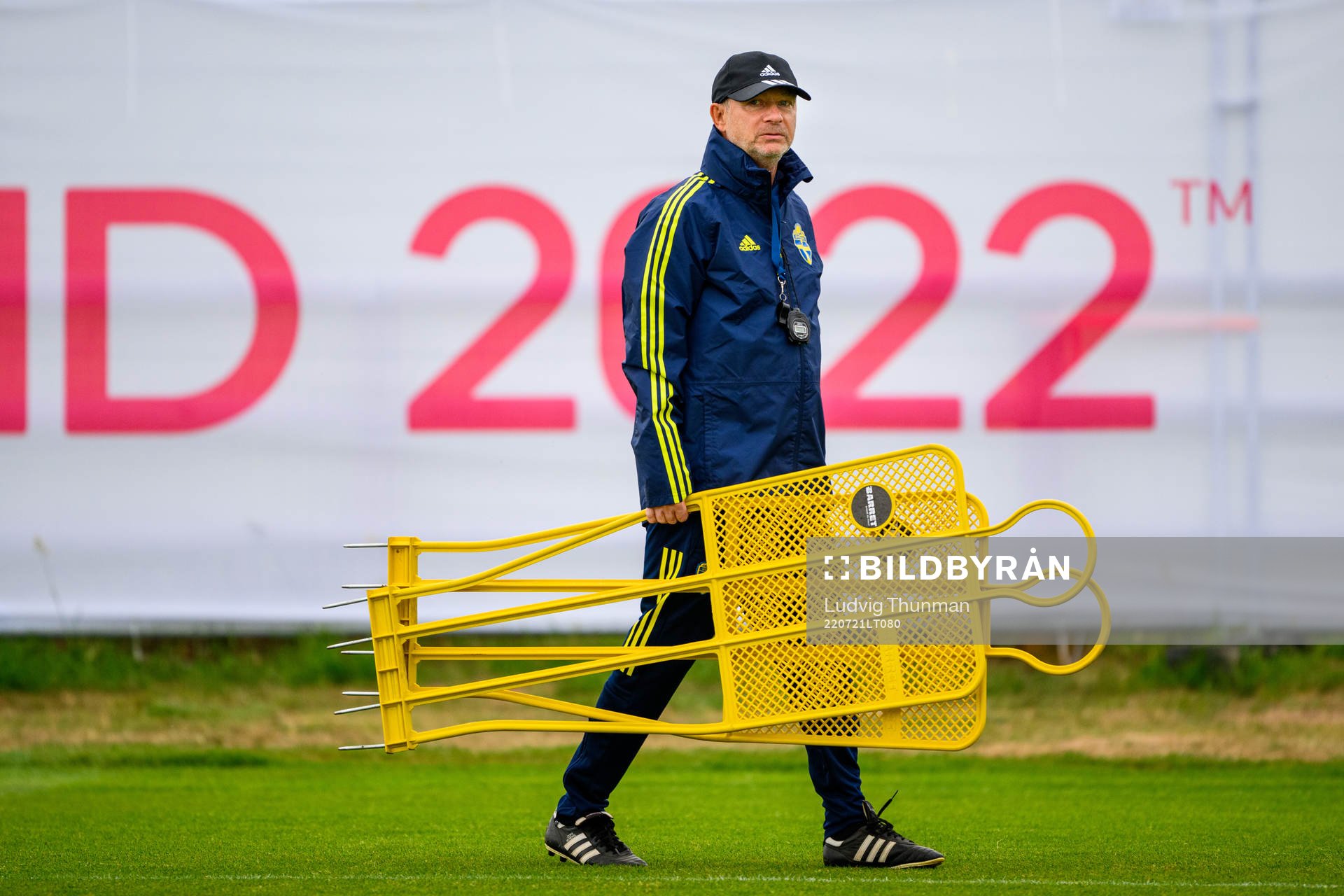 Peter Gerhardsson, head coach of the Swedish women's