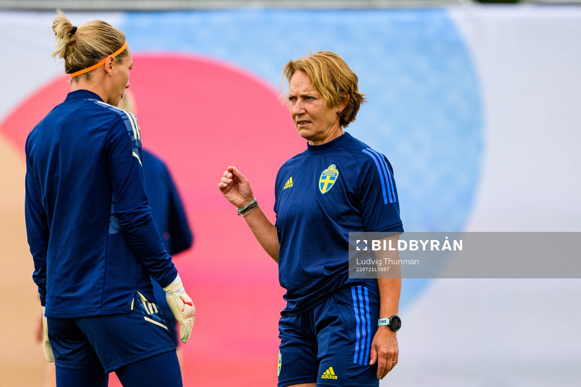 Annica Näsmark, physio of the Swedish women's national