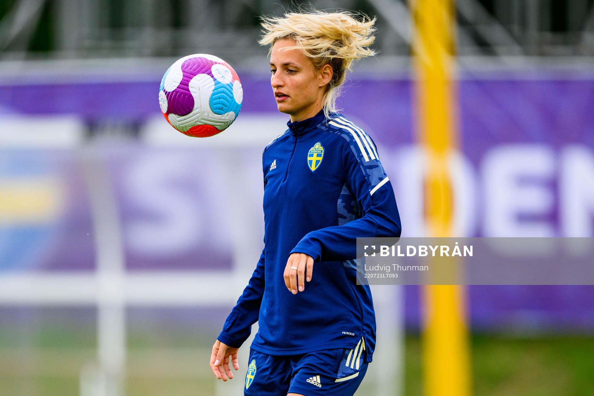 Nathalie Björn of the Swedish women's national football