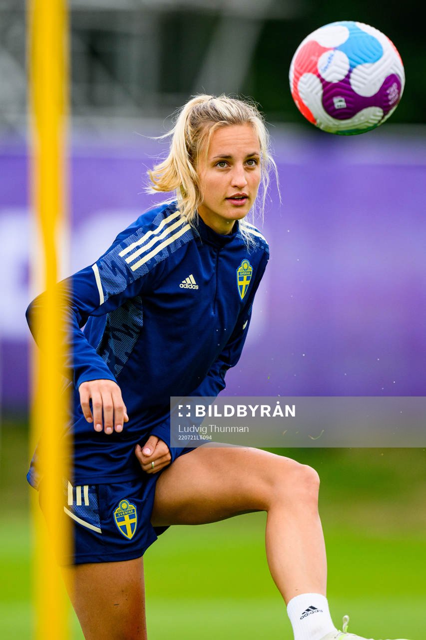 Nathalie Björn of the Swedish women's national football