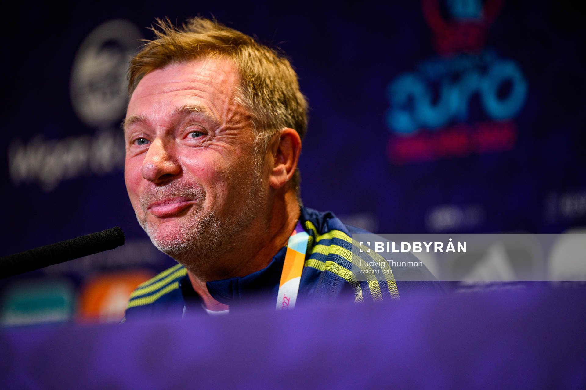 Peter Gerhardsson, head coach of the Swedish women's