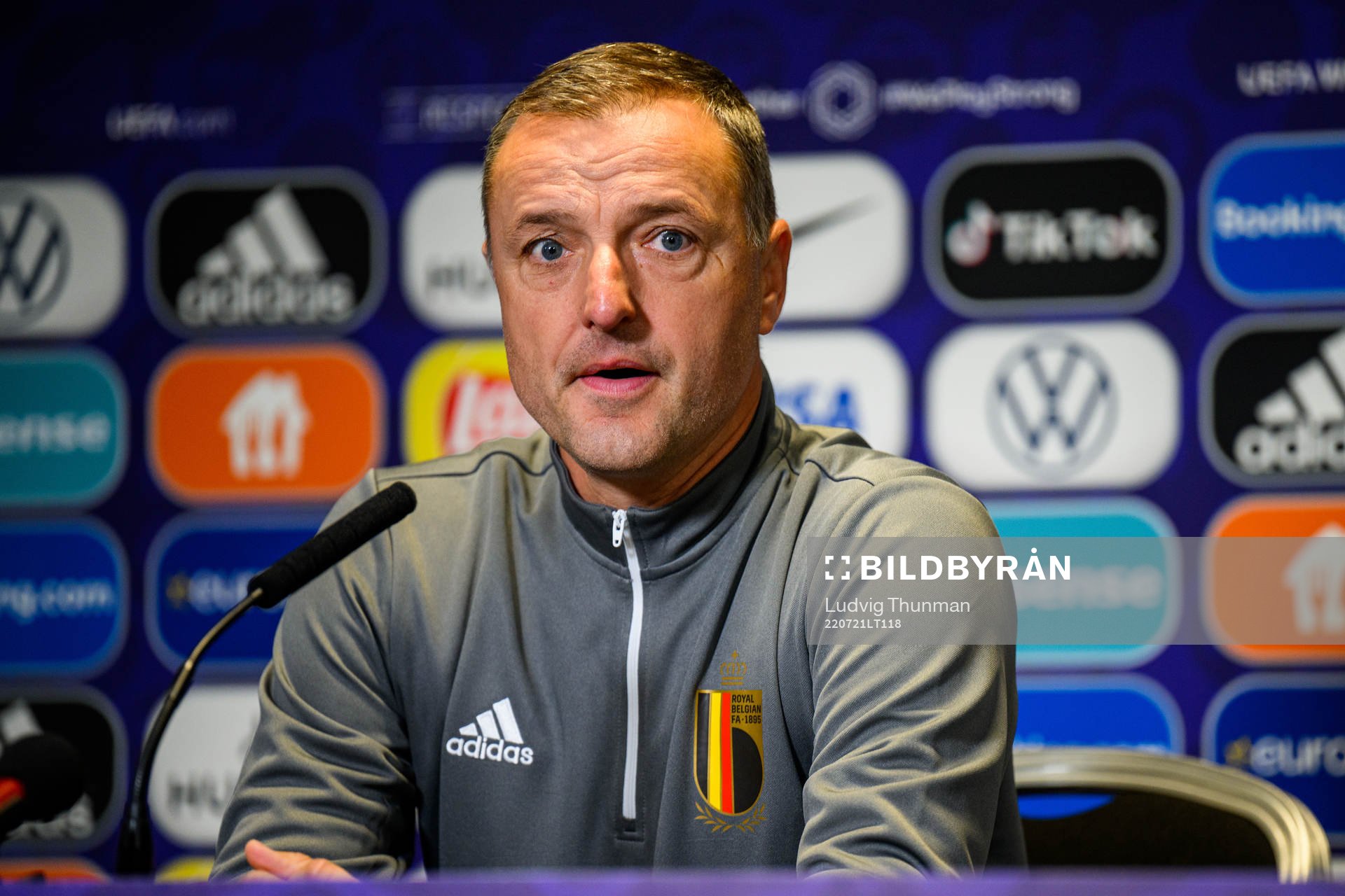 Ives Serneels, head coach of the Belgian women's national
