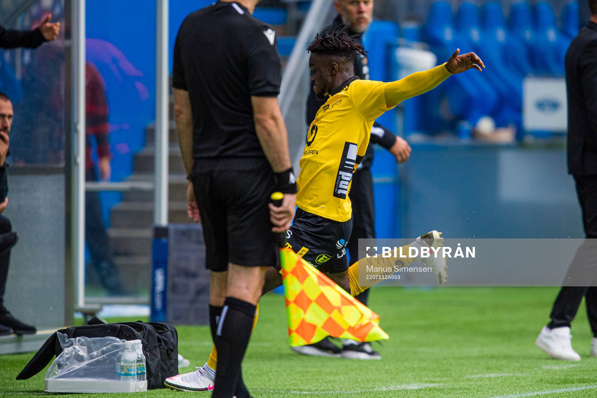 Emmanuel Boateng of Elfsborg reacts