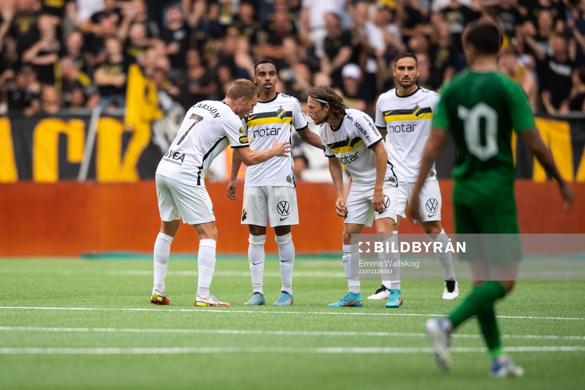 Sebastian Larsson, Bilal Hussein and Axel Björnström of