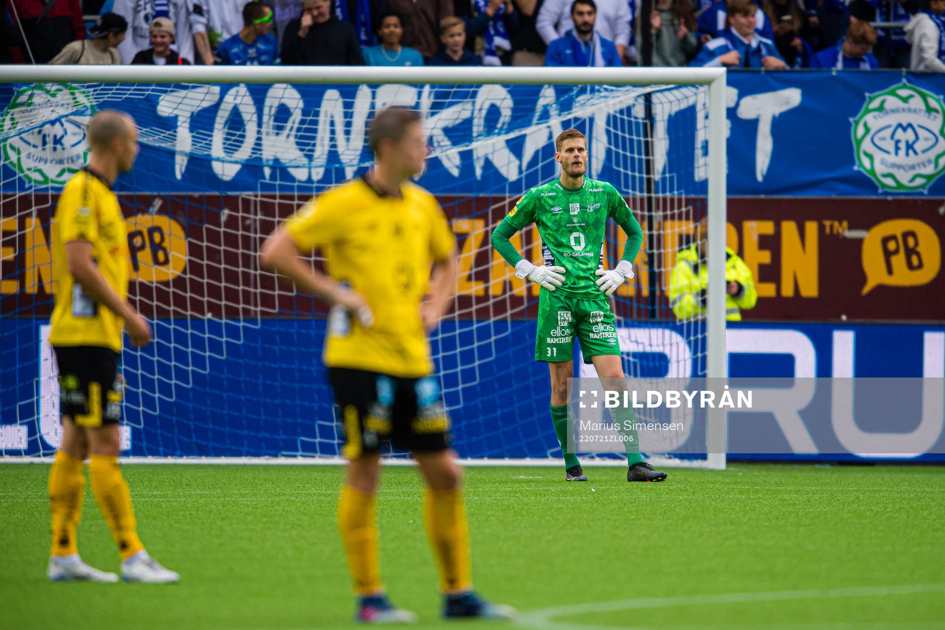 Goalkeeper Tim Rönning of Elfsborg looks dejected