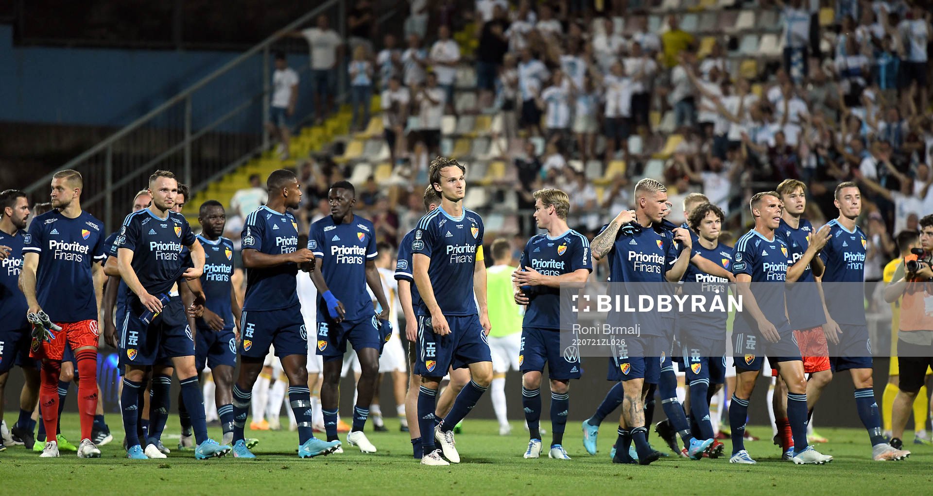 Players of Djurgården celebrate