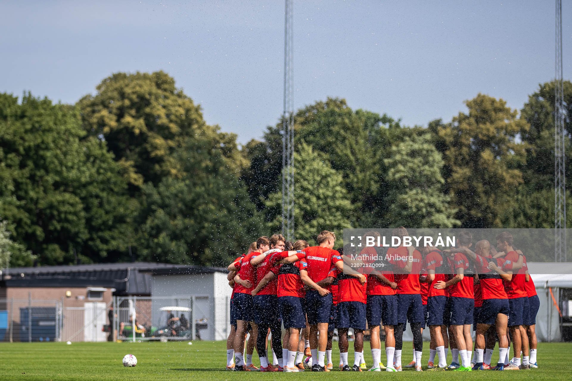 Spelartruppen samlad