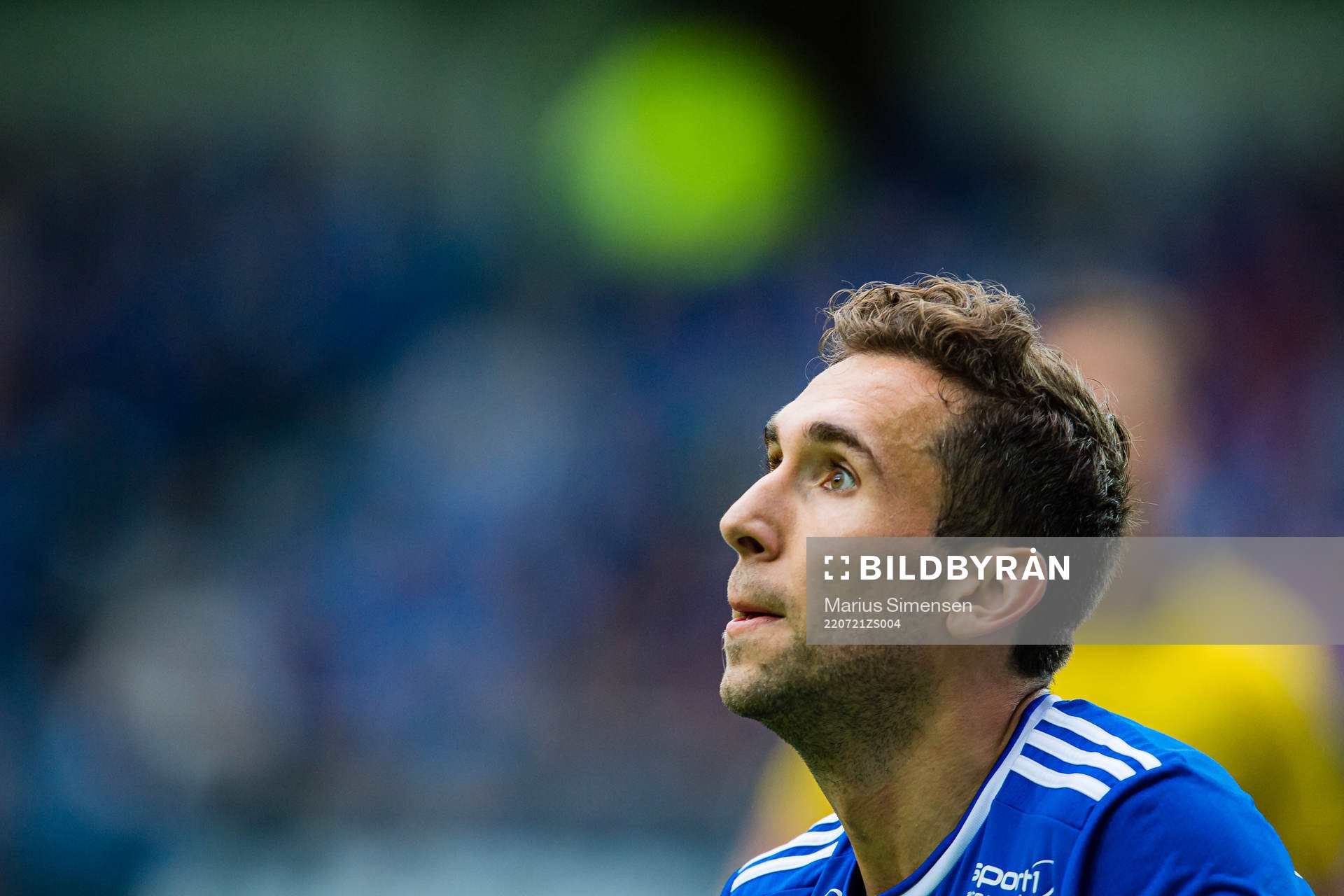 Benjamin Tiedemann Hansen of Molde during the UEFA Europa Conference League match between Molde and Elfsborg on July 21, 2022 in Molde.