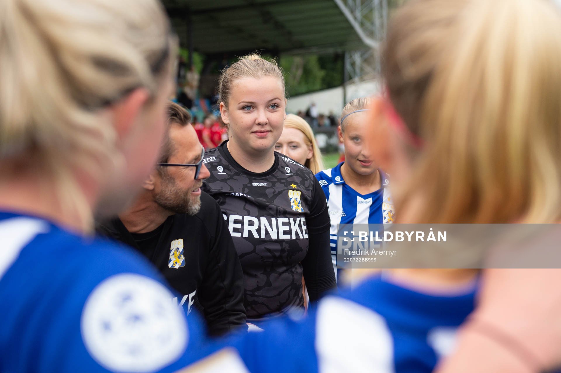 IFK Göteborgs målvakt Tilda Gustafsson efter fotbollsmatchen mellan IFK Göteborg - IFK Fjärås den 22 juli 2022 i Göteborg.