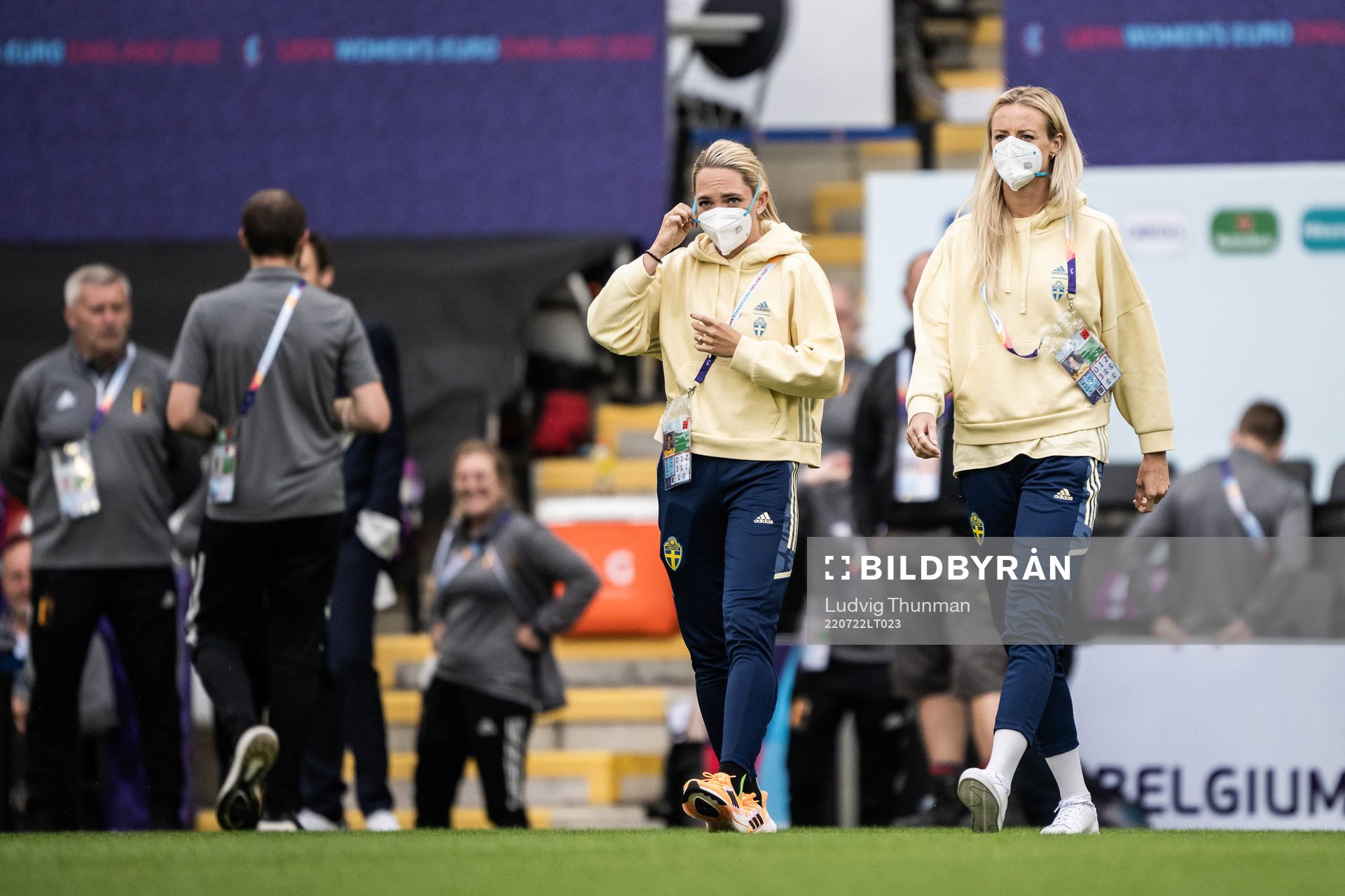 Elin Rubensson and Amanda Ilestedt of Sweden