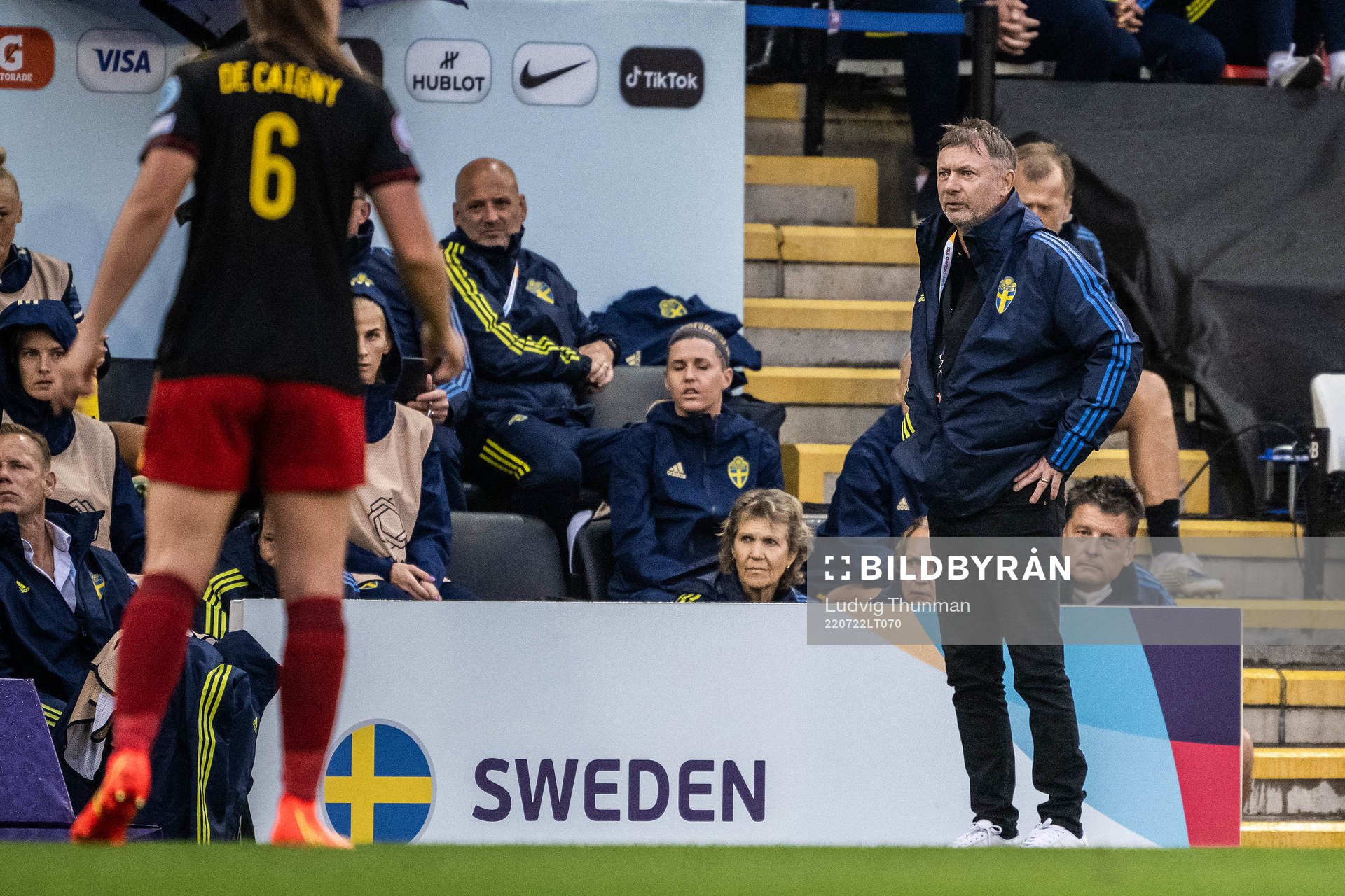 Peter Gerhardsson, head coach of Sweden