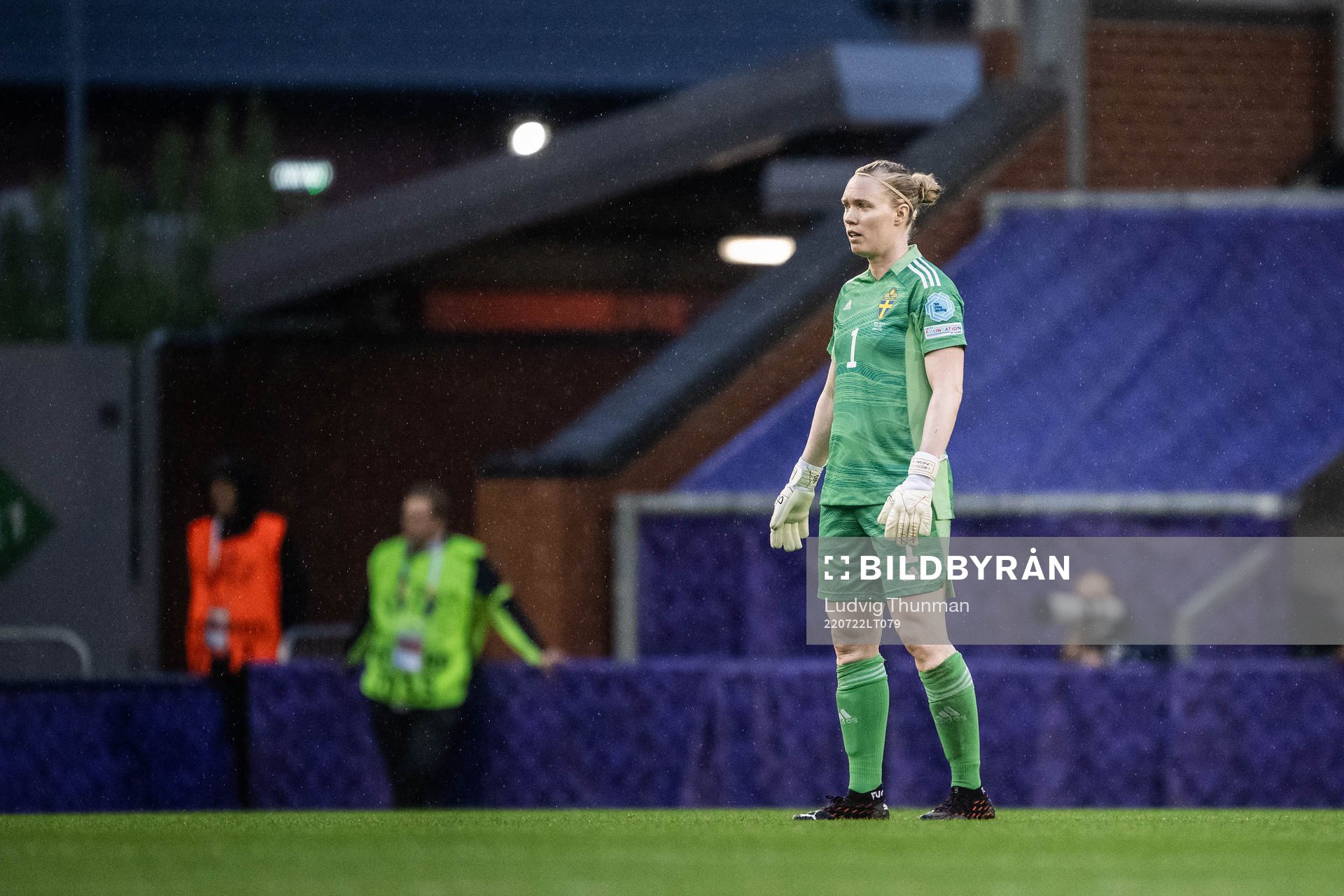 goalkeeper Hedvig Lindahl of Sweden
