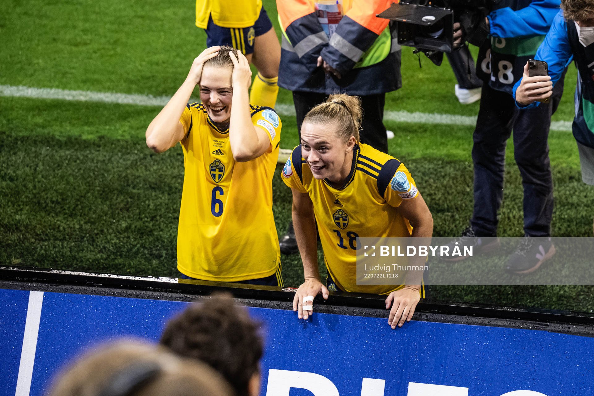 Magdalena Eriksson and Fridolina Rolfö of Sweden