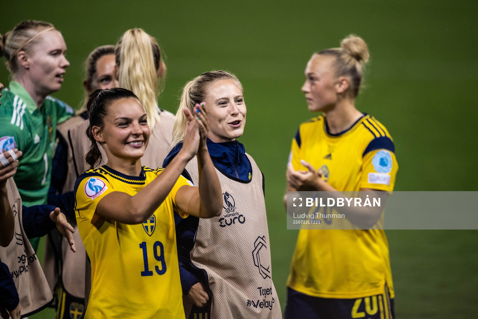 Johanna Rytting Kaneryd and Rebecka Blomqvist of Sweden